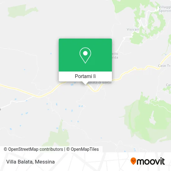 Mappa Villa Balata