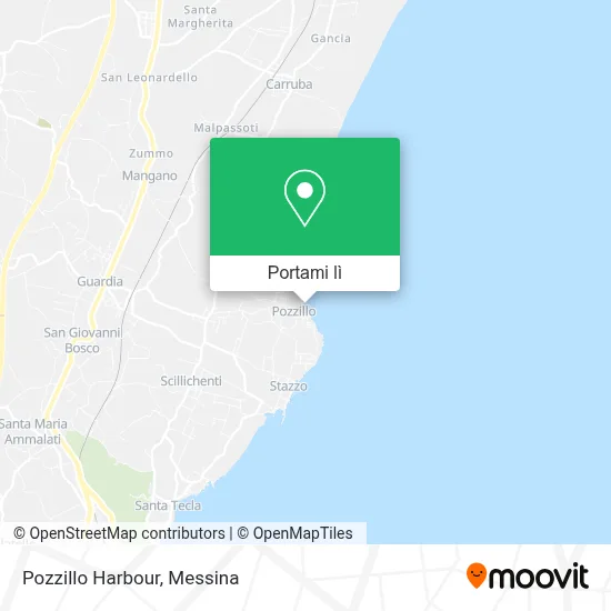 Mappa Pozzillo Harbour