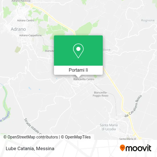 Mappa Lube Catania