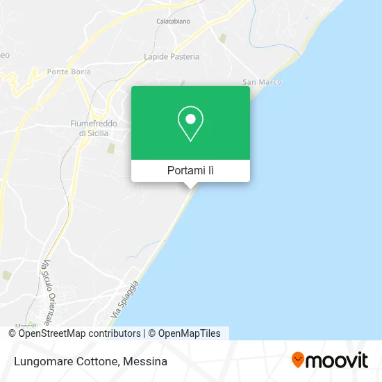 Mappa Lungomare Cottone