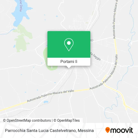 Mappa Parrocchia Santa Lucia Castelvetrano