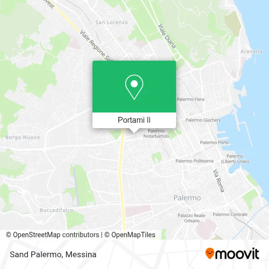 Mappa Sand Palermo