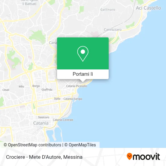 Mappa Crociere - Mete D'Autore