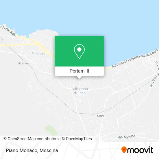 Mappa Piano Monaco