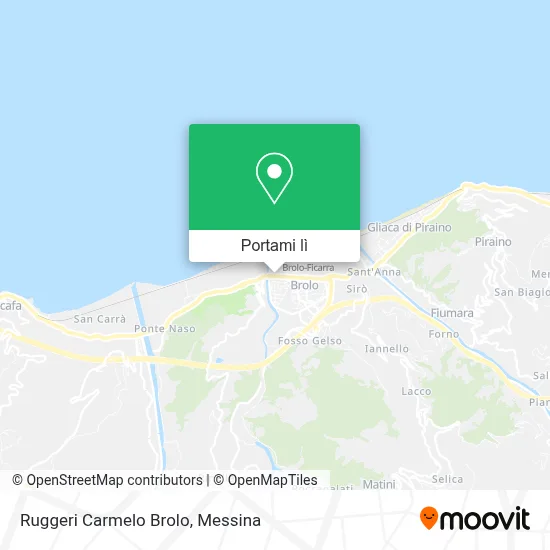 Mappa Ruggeri Carmelo Brolo