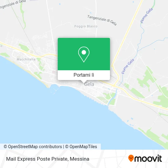Mappa Mail Express Poste Private