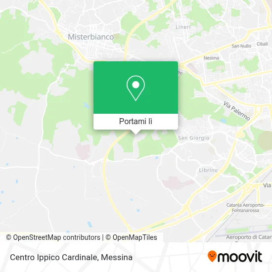 Mappa Centro Ippico Cardinale