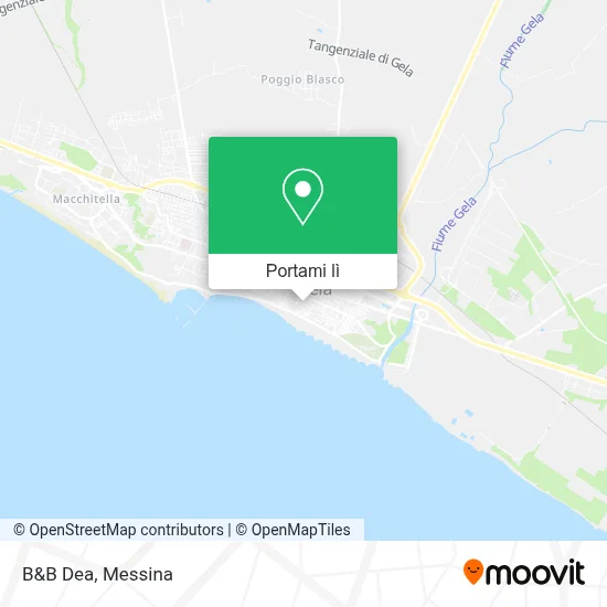 Mappa B&B Dea