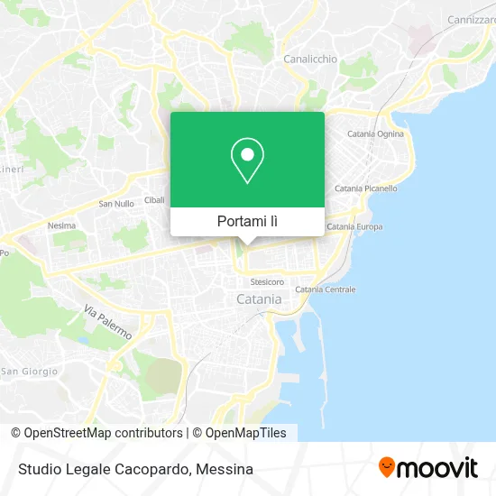 Mappa Studio Legale Cacopardo