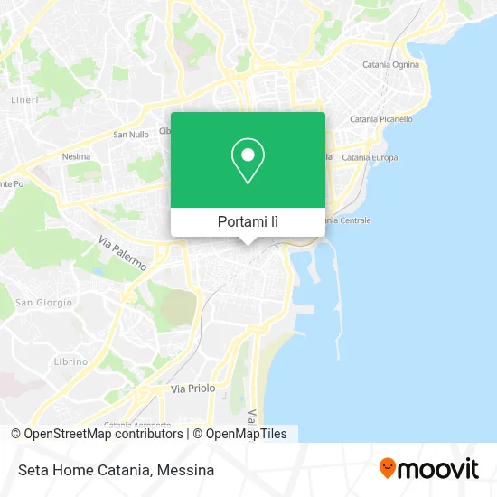 Mappa Seta Home Catania