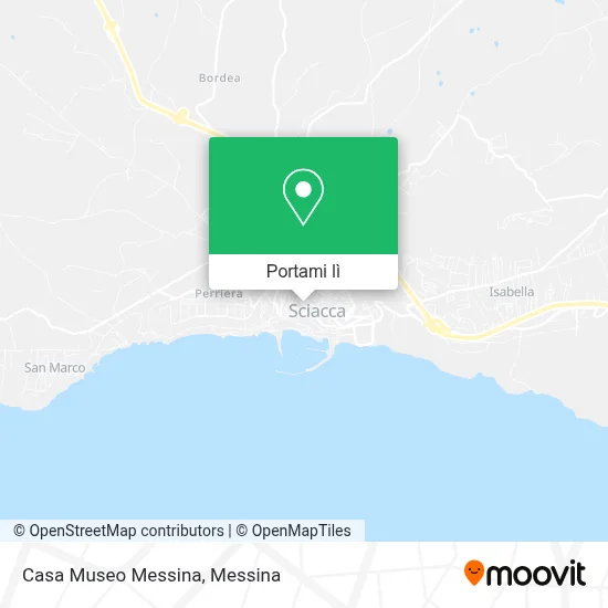 Mappa Casa Museo Messina