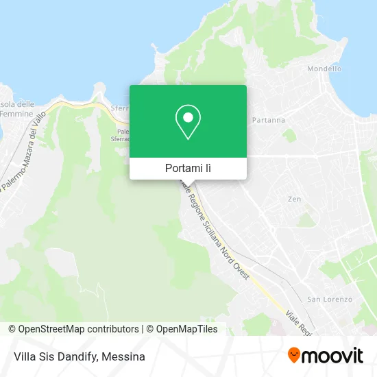 Mappa Villa Sis Dandify