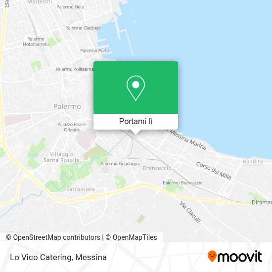 Mappa Lo Vico Catering