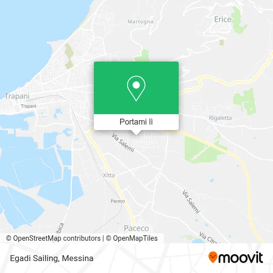 Mappa Egadi Sailing