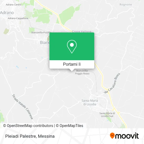 Mappa Pleiadi Palestre