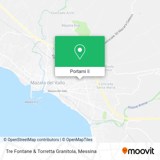 Mappa Tre Fontane & Torretta Granitola