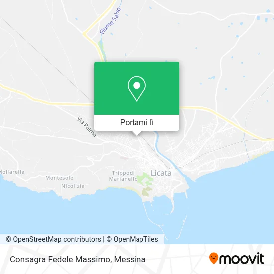Mappa Consagra Fedele Massimo