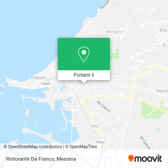 Mappa Ristorante Da Franco