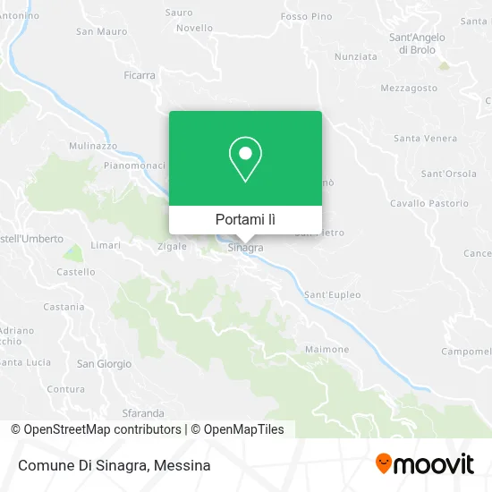 Mappa Comune Di Sinagra