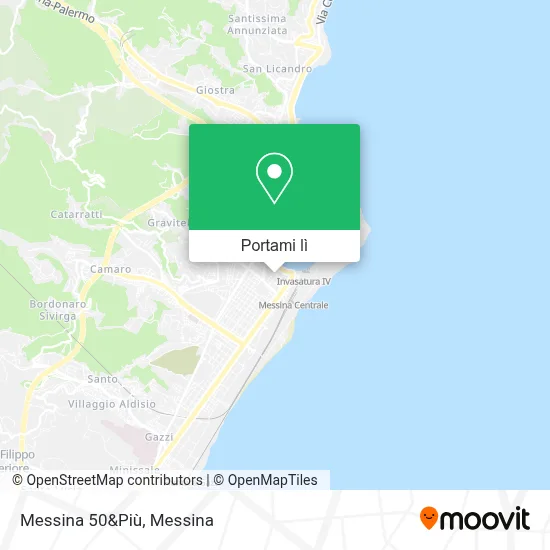 Mappa Messina 50&Più