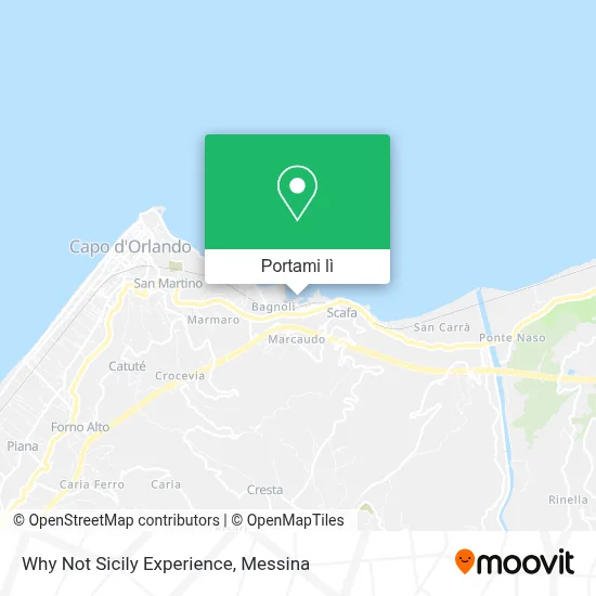 Mappa Why Not Sicily Experience