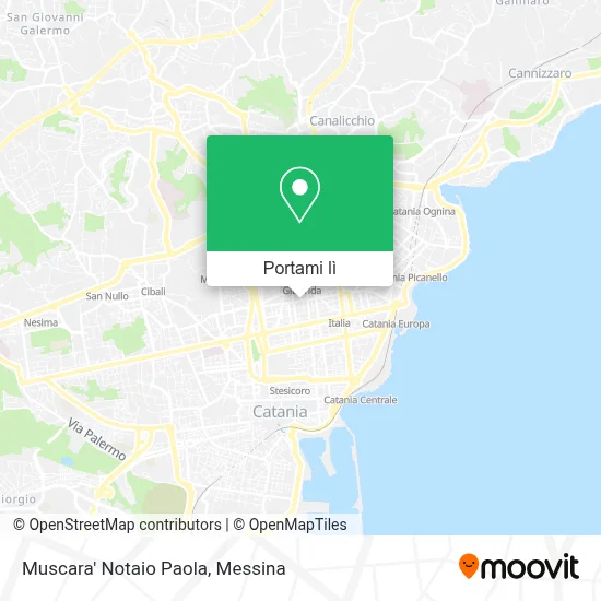 Mappa Muscara' Notaio Paola