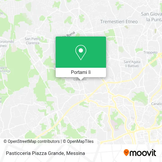 Mappa Pasticceria Piazza Grande