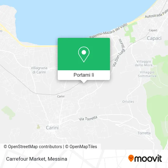 Mappa Carrefour Market