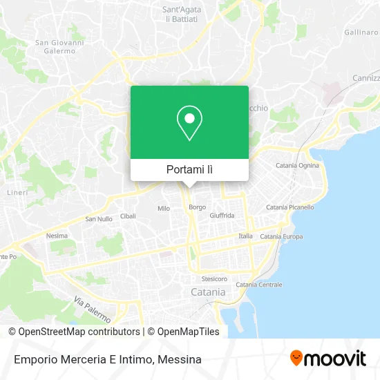 Mappa Emporio Merceria E Intimo