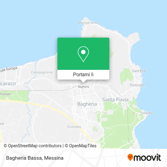 Mappa Bagheria Bassa