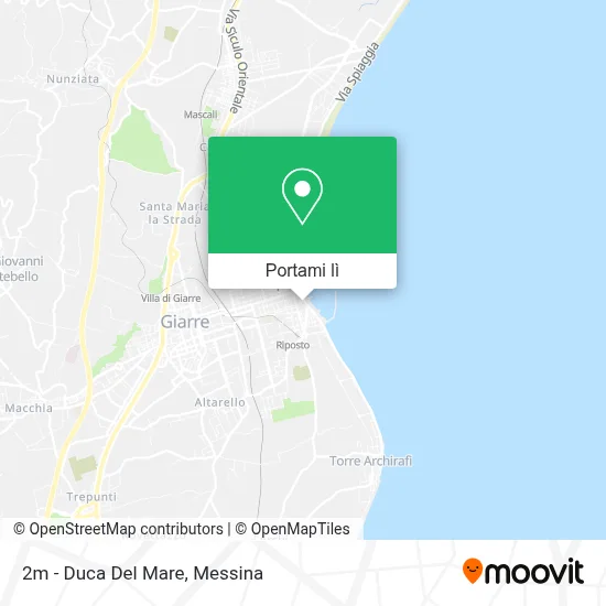 Mappa 2m - Duca Del Mare