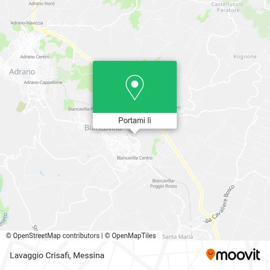 Mappa Lavaggio Crisafi