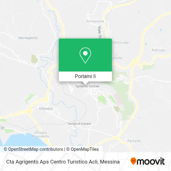 Mappa Cta Agrigento Aps Centro Turistico Acli