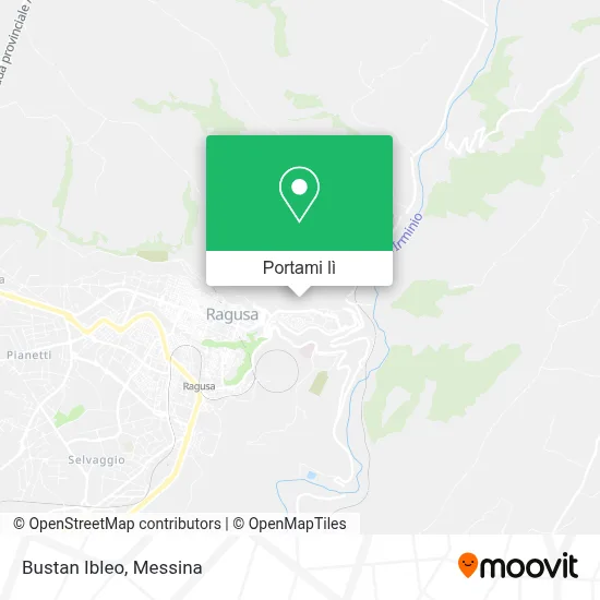 Mappa Bustan Ibleo
