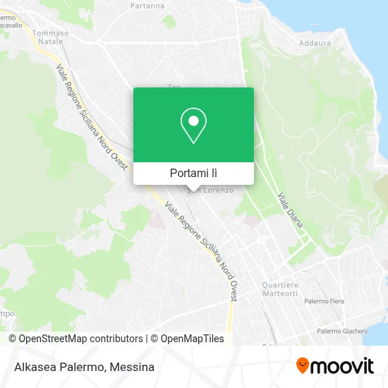 Mappa Alkasea Palermo