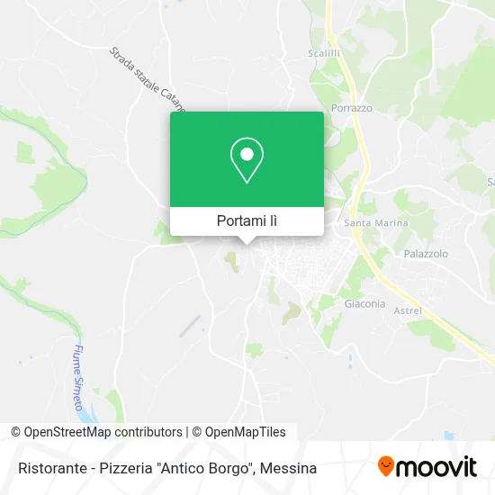 Mappa Ristorante - Pizzeria "Antico Borgo"