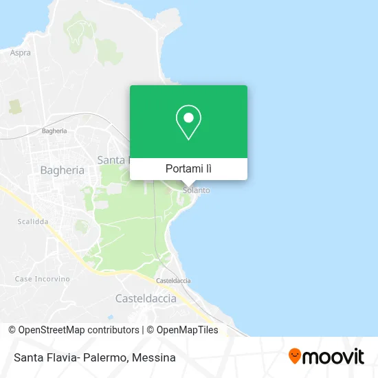 Mappa Santa Flavia- Palermo