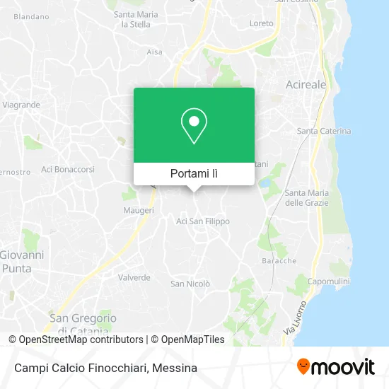 Mappa Campi Calcio Finocchiari