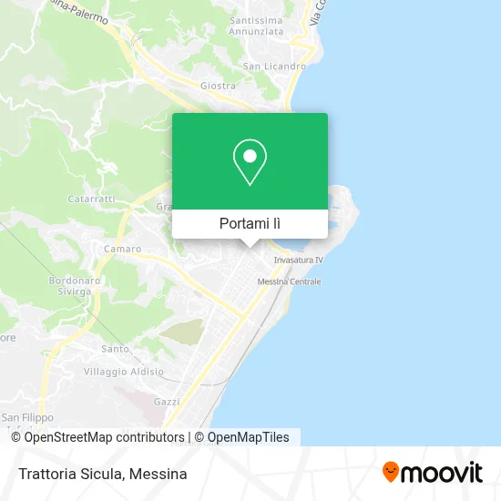 Mappa Trattoria Sicula
