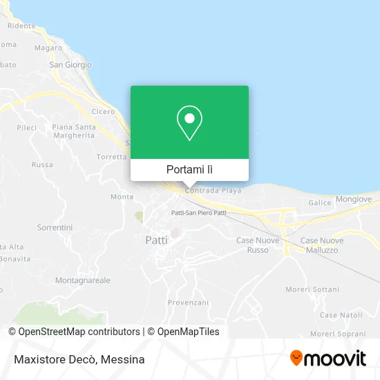 Mappa Maxistore Decò