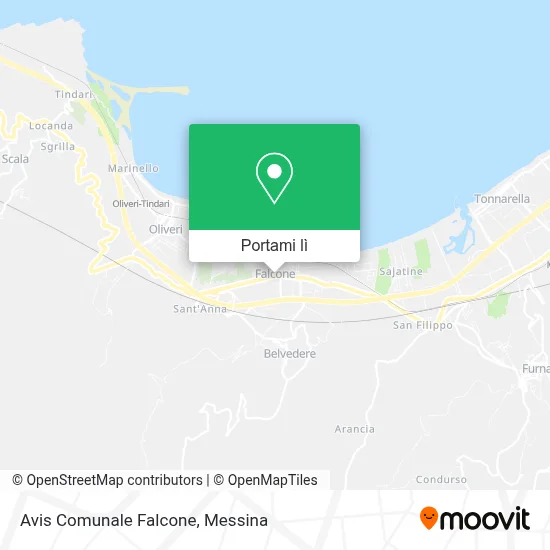 Mappa Avis Comunale Falcone