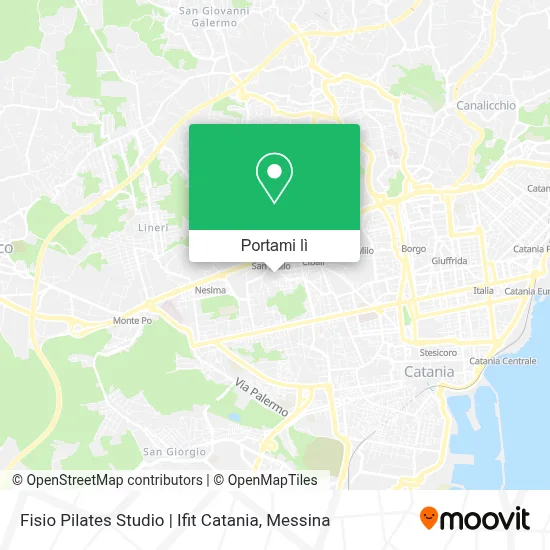 Mappa Fisio Pilates Studio | Ifit Catania
