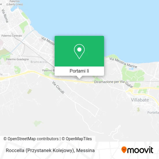 Mappa Roccella (Przystanek Kolejowy)