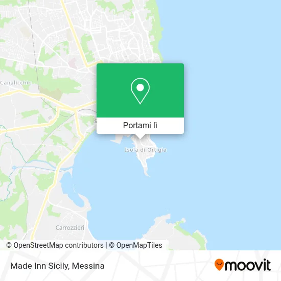 Mappa Made Inn Sicily