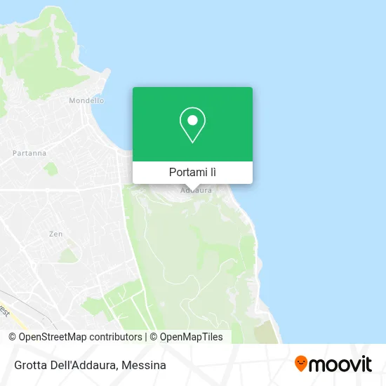 Mappa Grotta Dell'Addaura