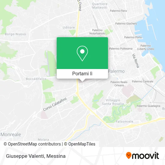 Mappa Giuseppe Valenti