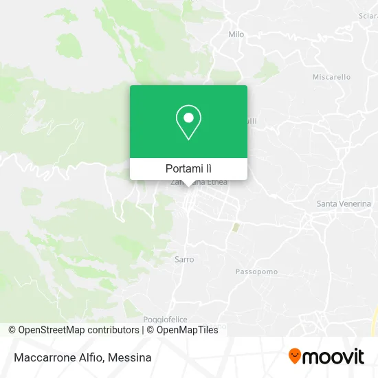 Mappa Maccarrone Alfio