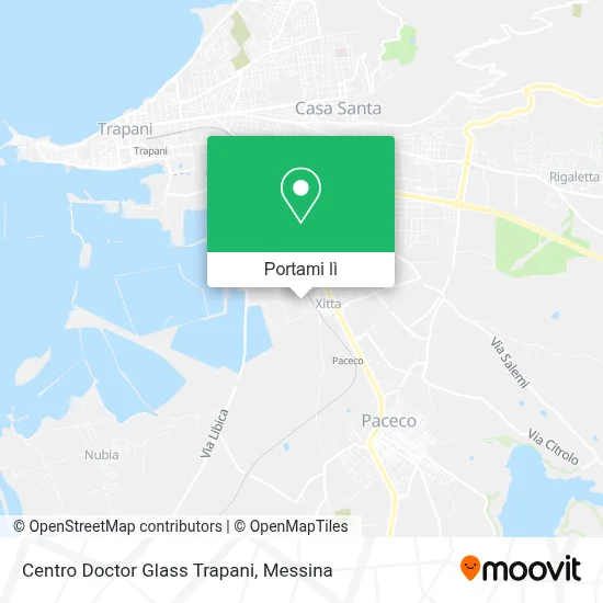 Mappa Centro Doctor Glass Trapani