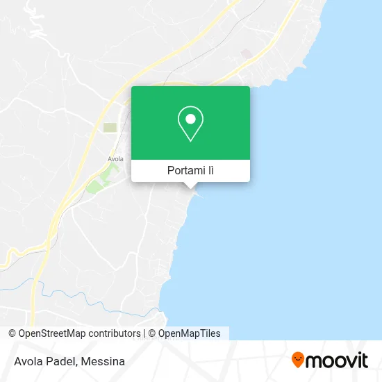 Mappa Avola Padel