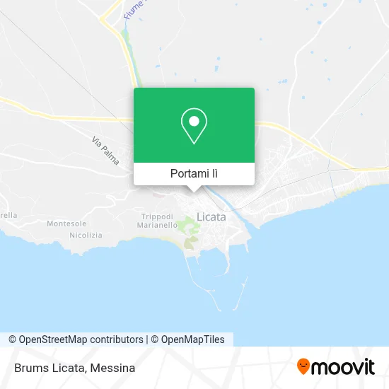 Mappa Brums Licata